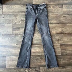 We The Free Gray/Black Boot Cut Jeans